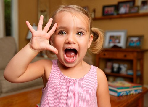 Фотография ребенка крупным планом